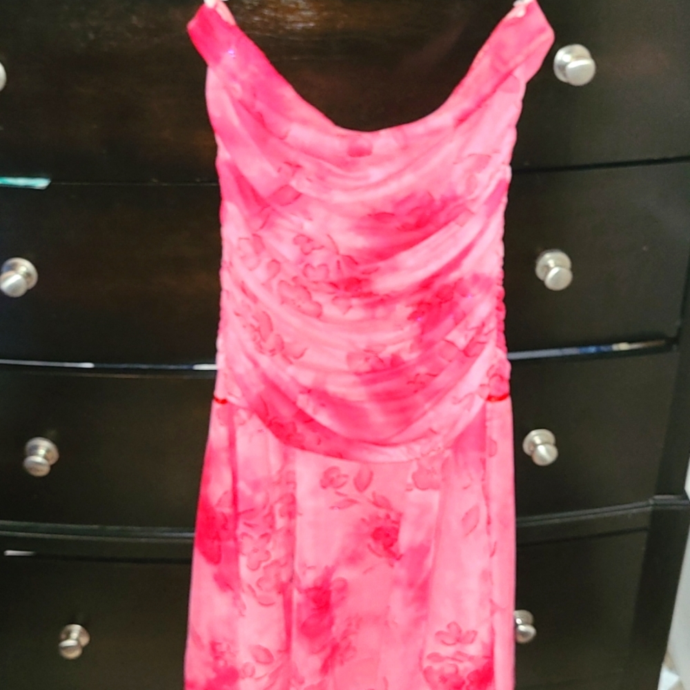 Fanny USA elegant floral strapless dress